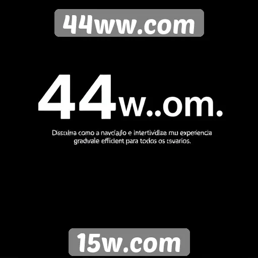 Experiência do usuário no site 44ww.com